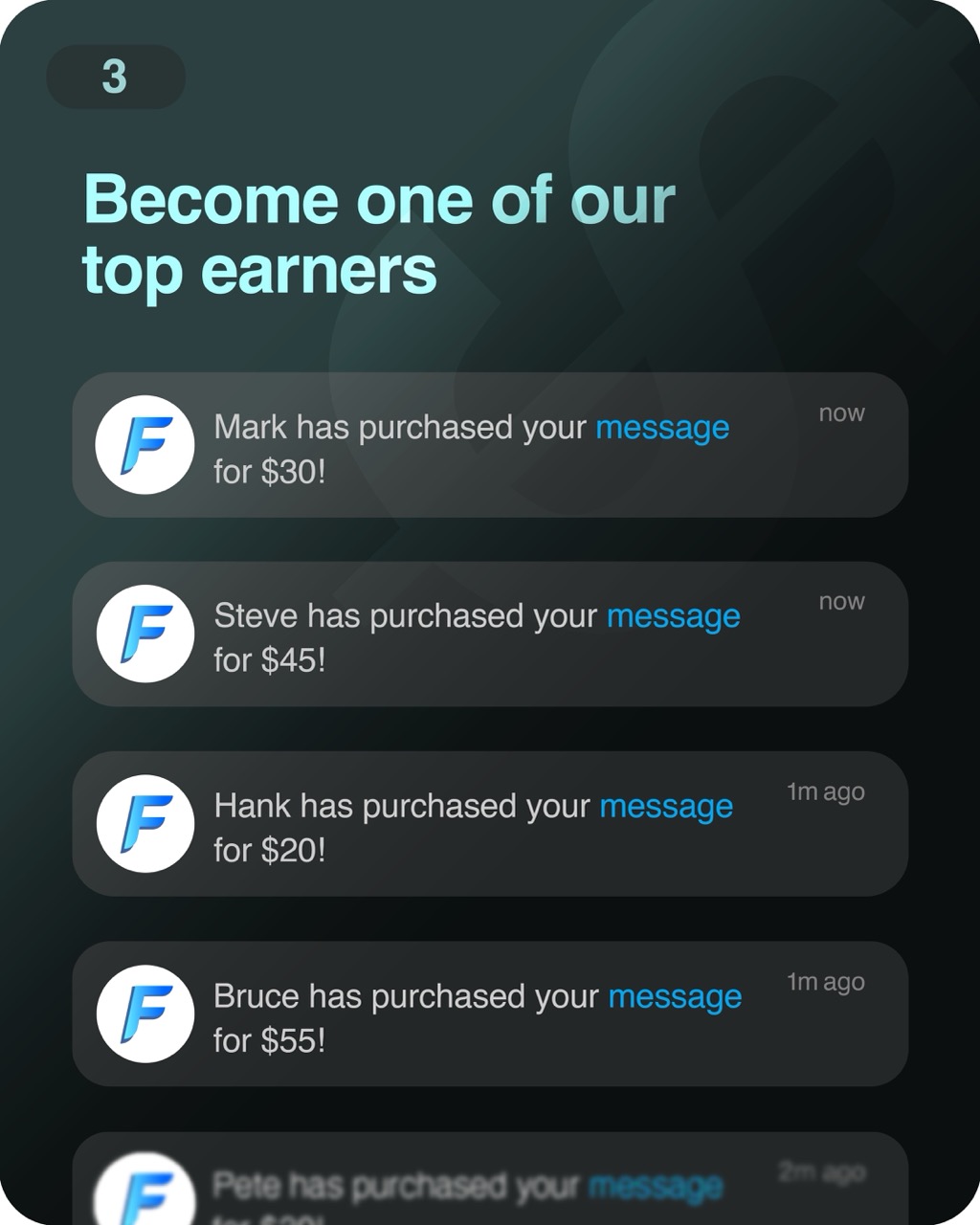 Become one of our top earners